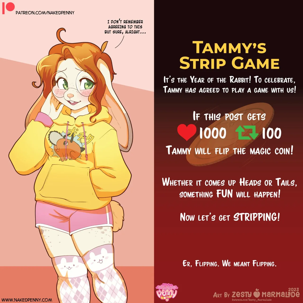 Tammy's Strip Game page 1 full
