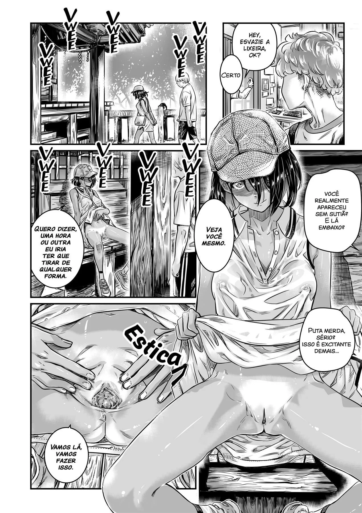 Hiyake no Bitch Shoujo wa, Doutei no Senpai o Yagai Sex ni Sasou page 9 full