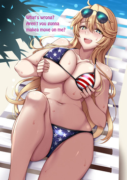 星条旗ビキニでアイオワおっぱい
