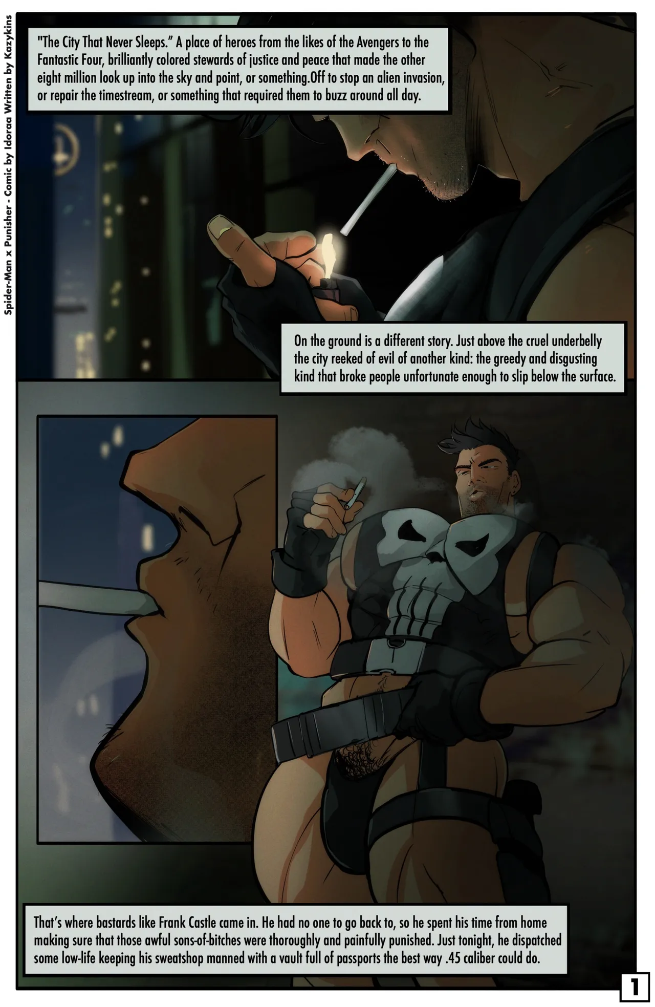 Spider Man Punisher page 1 full
