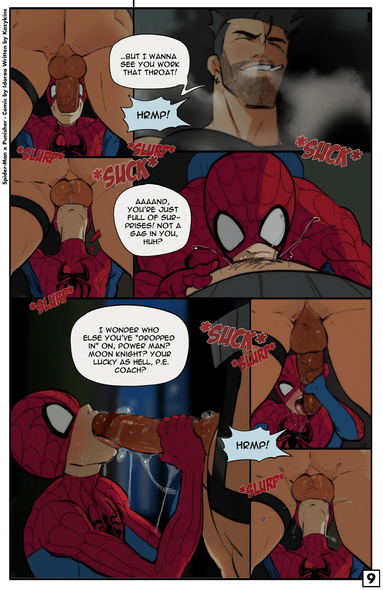 Spider Man Punisher page 9 full