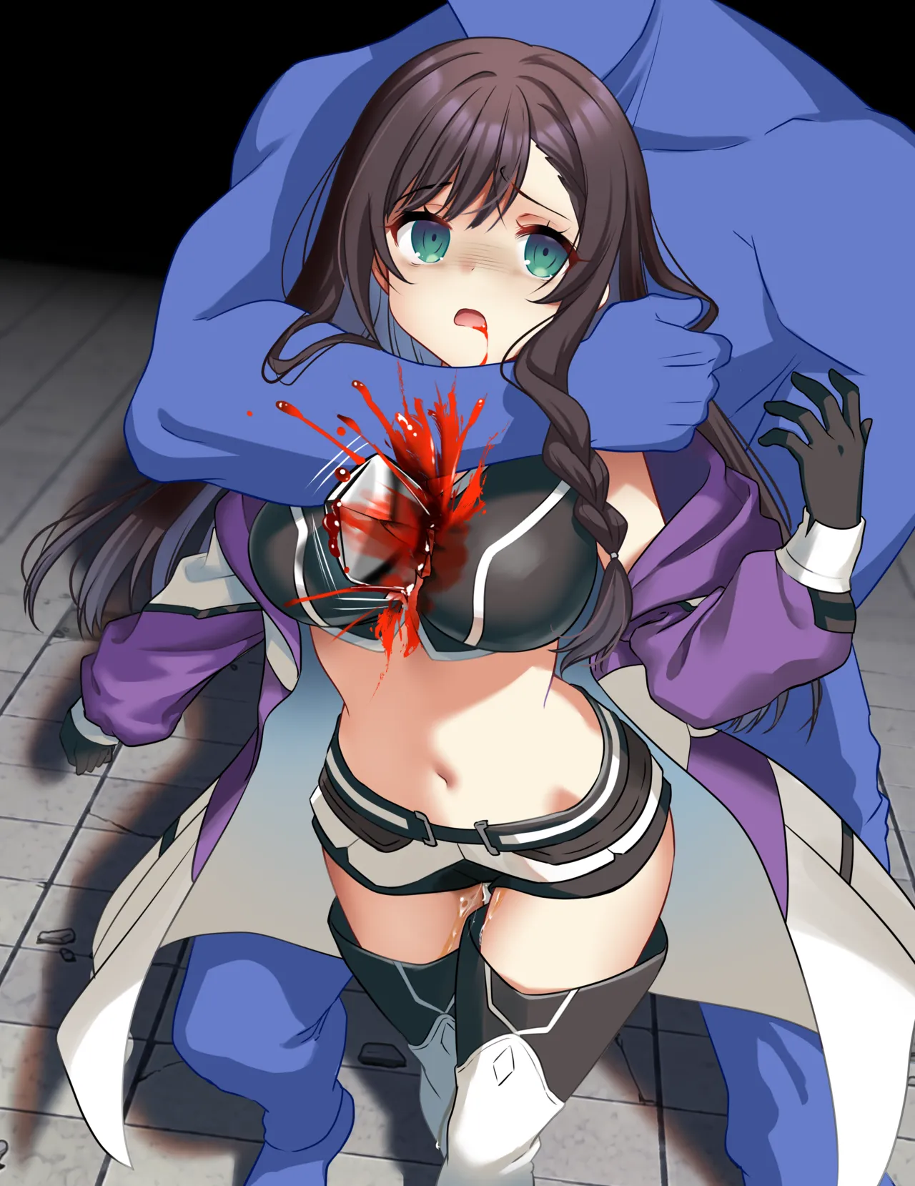 Illustration: Alina  — Stabbed in the Cleavage page 1 full