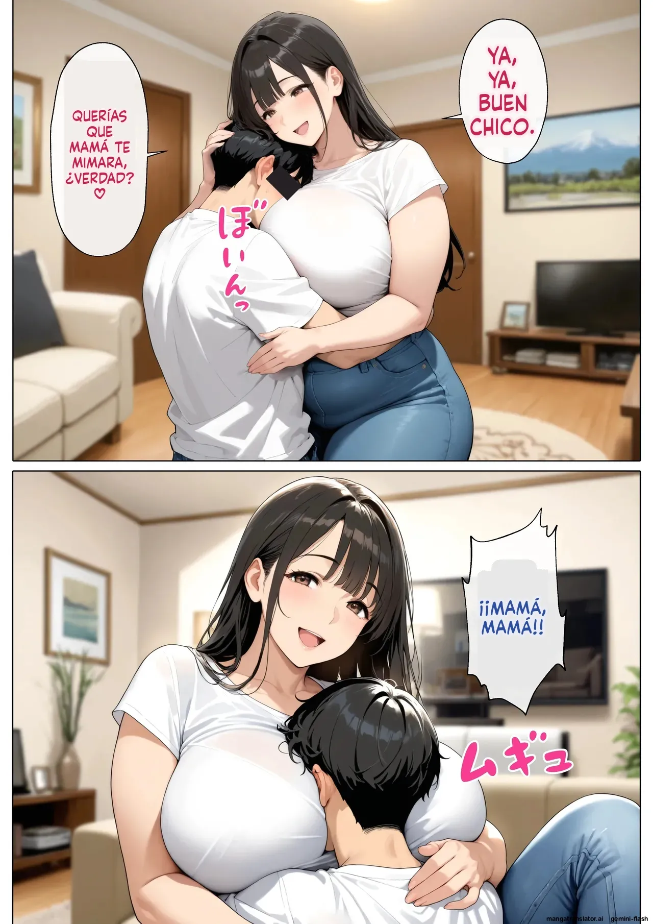Miboujin no kaasan to jikkade icha love sex 1 page 7 full