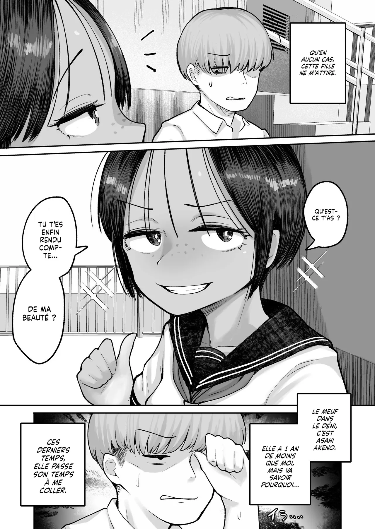 Mou, Koitsu de Ikka. Seiyoku Tsuyotsuyo Boyish Kouhai Nanka Zenzen Suki ja Nai | Bon, je vais me contenter de ce Garçon Manqué à la Libido débordante page 9 full