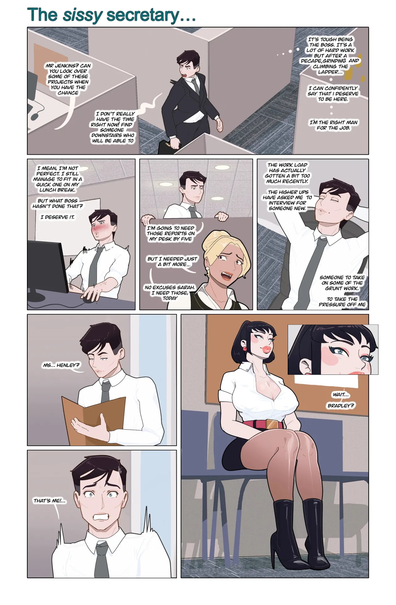 Sissy secretary page 1 full