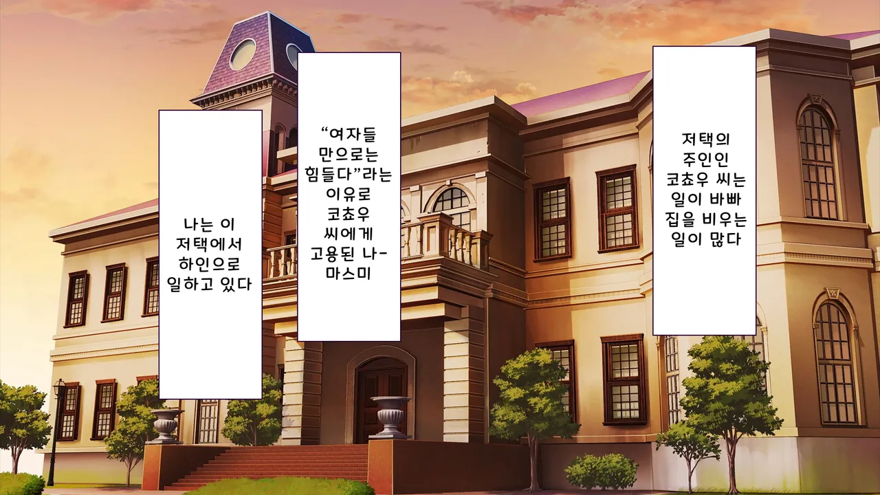 Kochou-ke no Oshigoto ~ Genan  no Boku ga Okusama, Ojousama, Maid ni Mainichi Nakadashi Haramase! | 코쵸우 가문의 일 〜하인인 내가 부인·아가씨·메이드에게 매일 질내사정해서 임신시킨 이야기 page 6 full