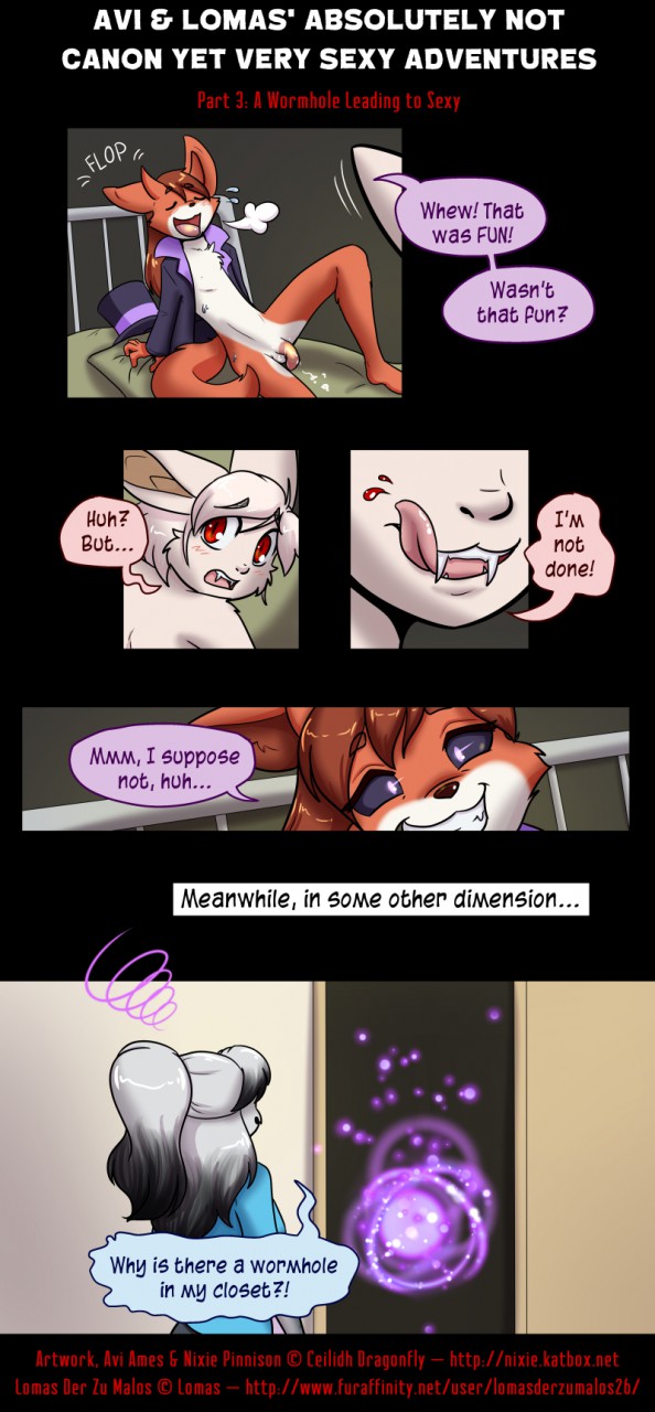Avi &amp; Lomas' Absolutely Not Canon Yet Very Sexy Adventures page 3 full
