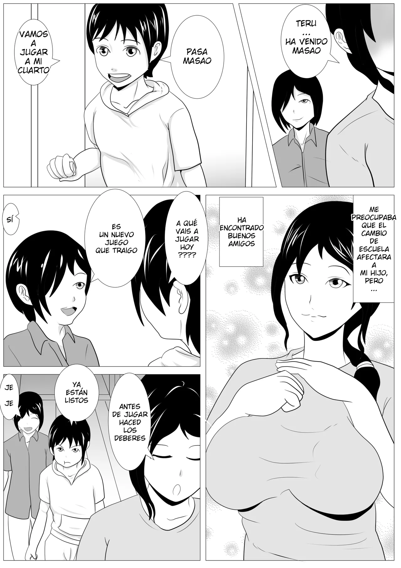 Kemushi No Bansan Kai - Omae no Kaa-chan Kirei da na  ESP page 4 full