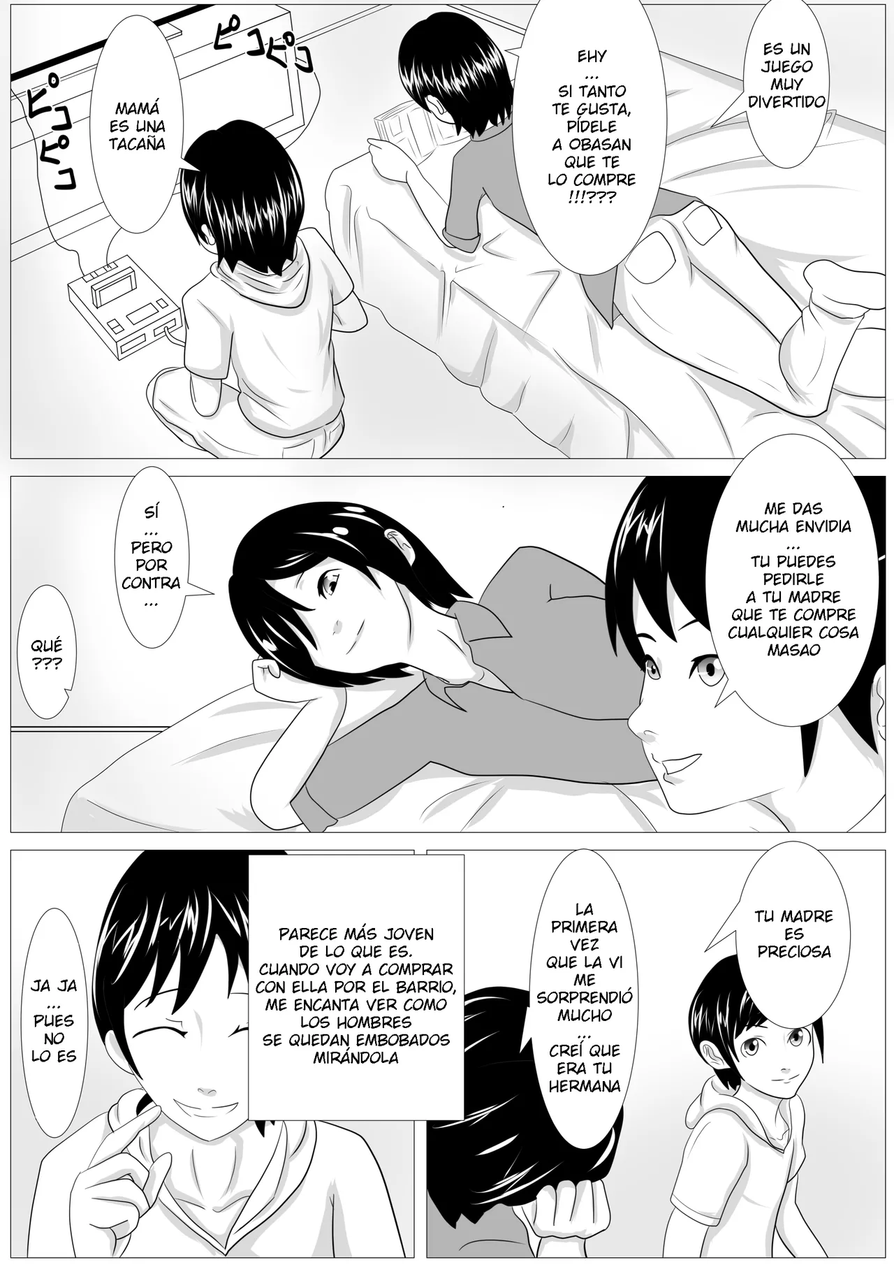 Kemushi No Bansan Kai - Omae no Kaa-chan Kirei da na  ESP page 5 full