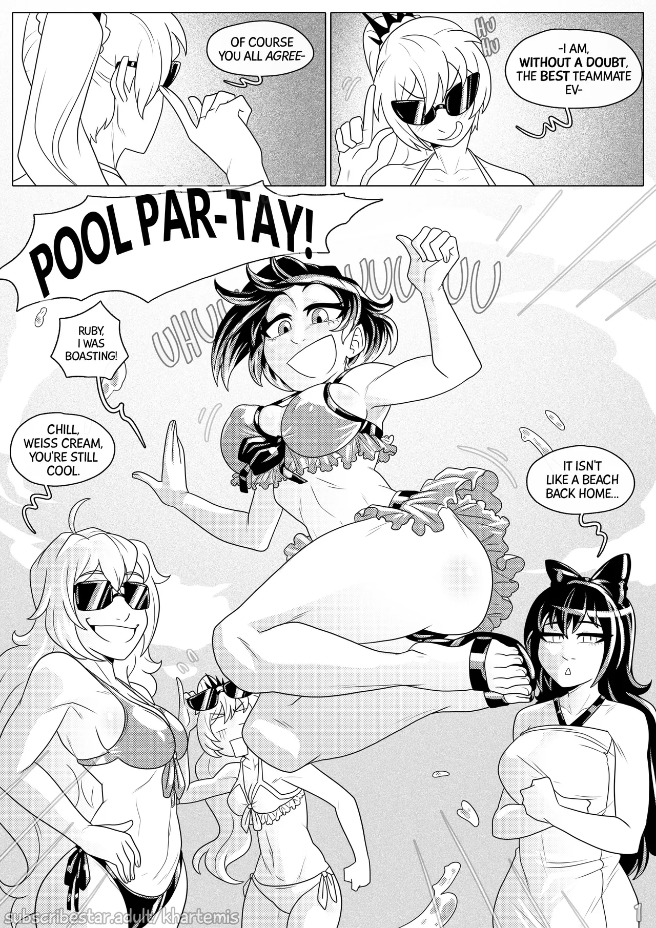 RWBY: Junichrome  - Uncensored page 3 full