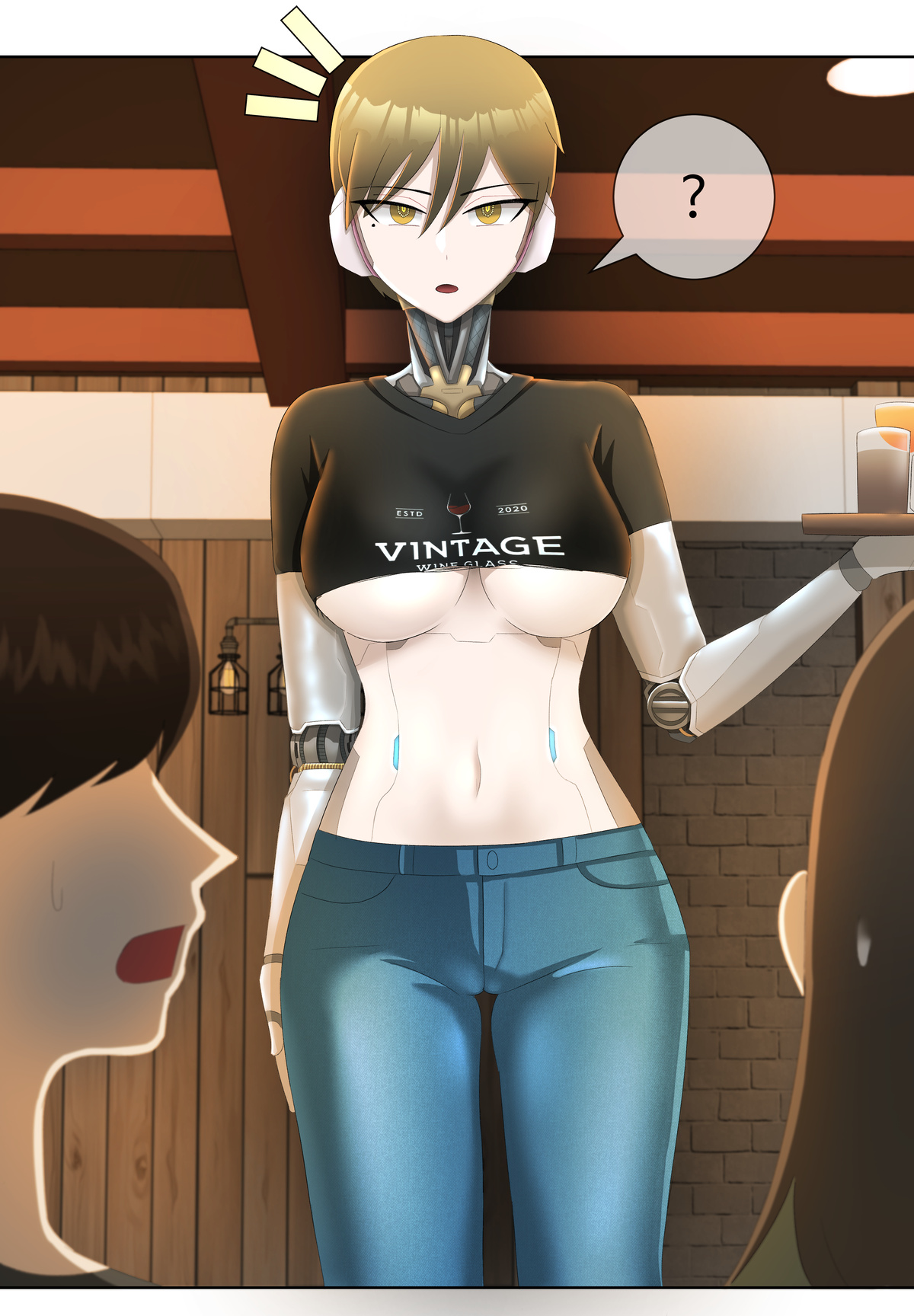 The robot likes the manager page 2 full