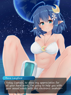 Rena Langford provides fap support with an electric onahole