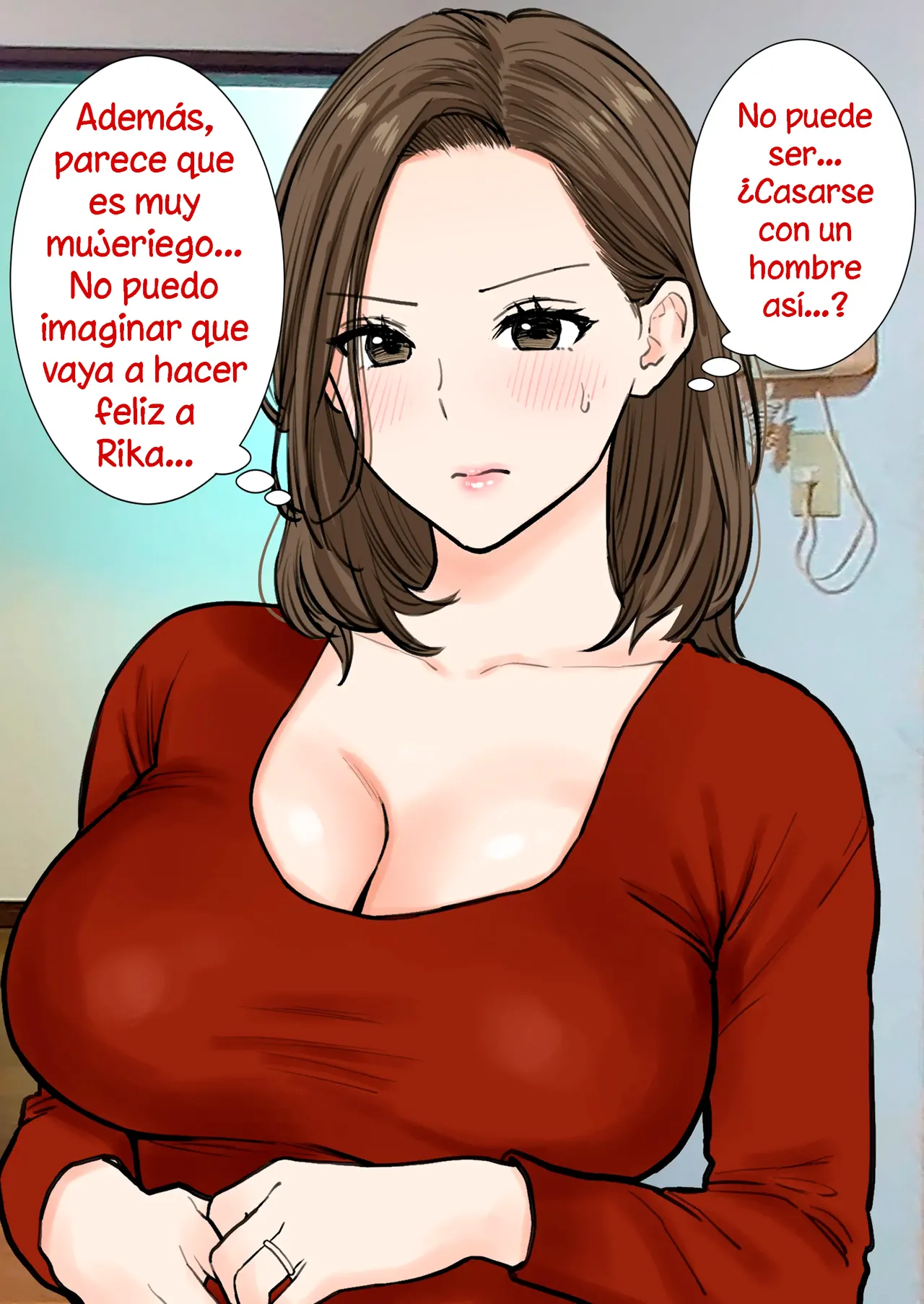 Musume no Danna no Deka Chinpo ｜La Enorme Polla de Mi Yerno page 6 full