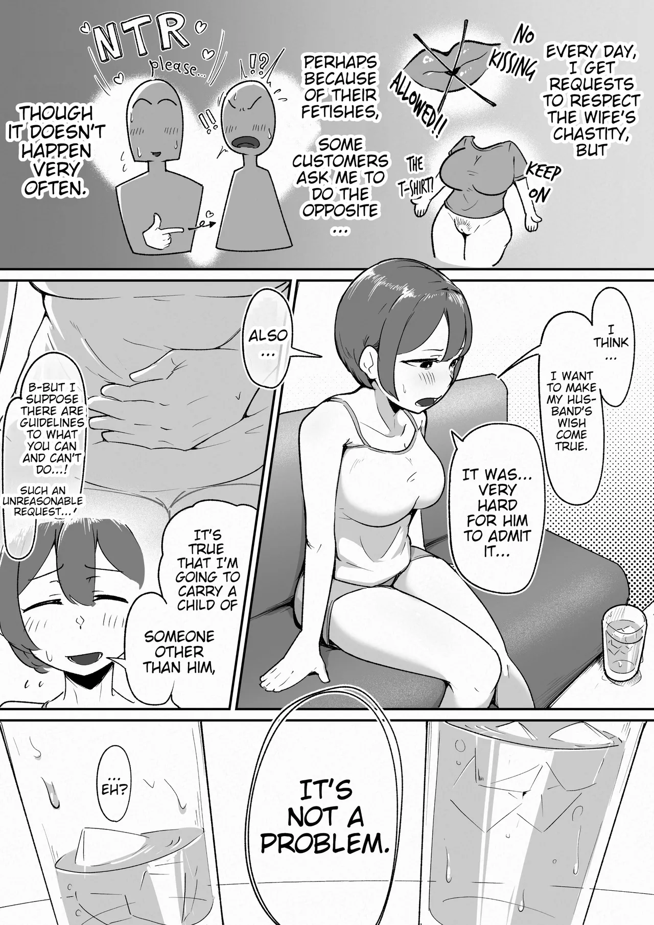 Futanari Tanetsukeya-san no Manga 1-2 page 8 full