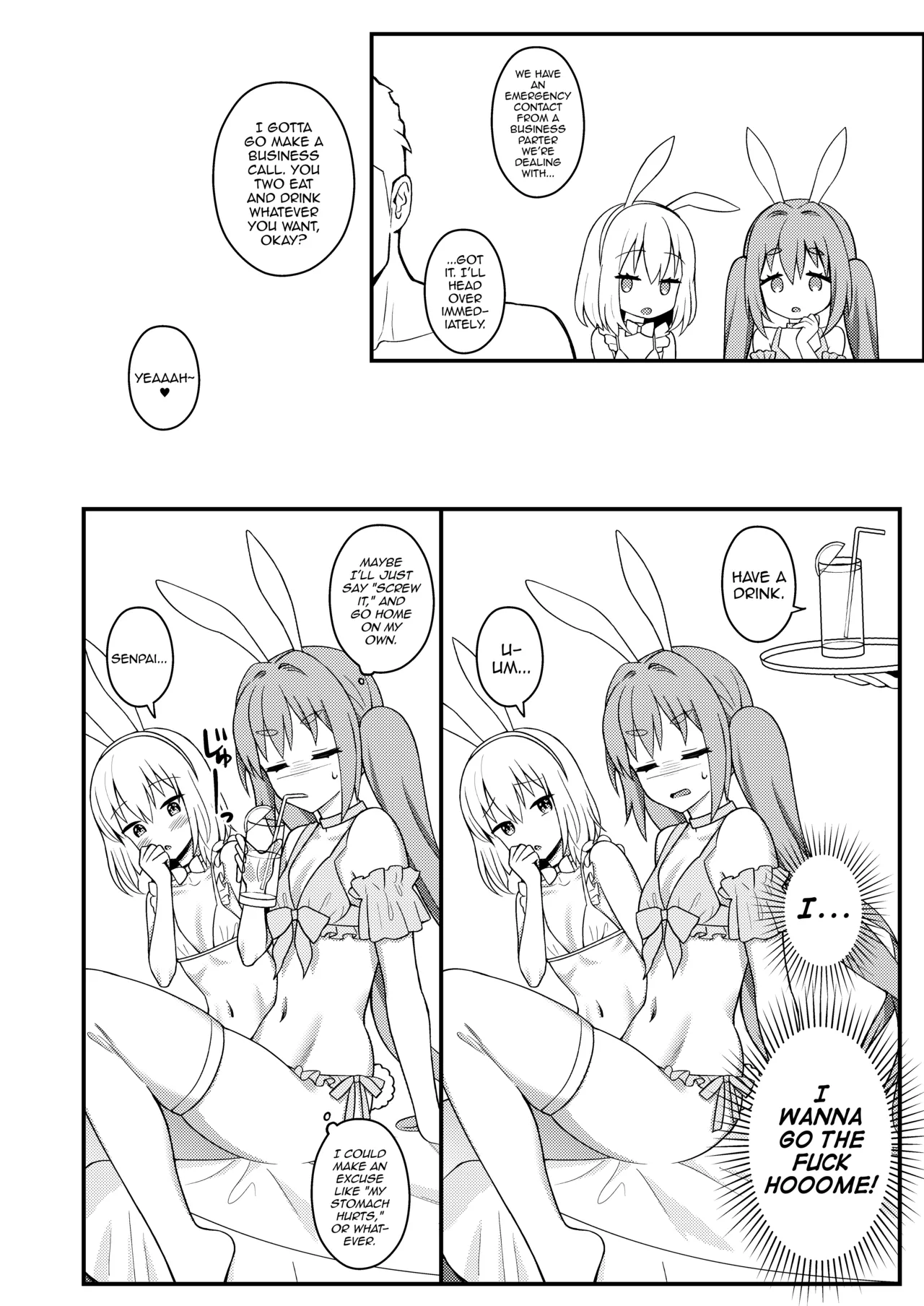 Bunny-kun Settai-chuu! page 6 full