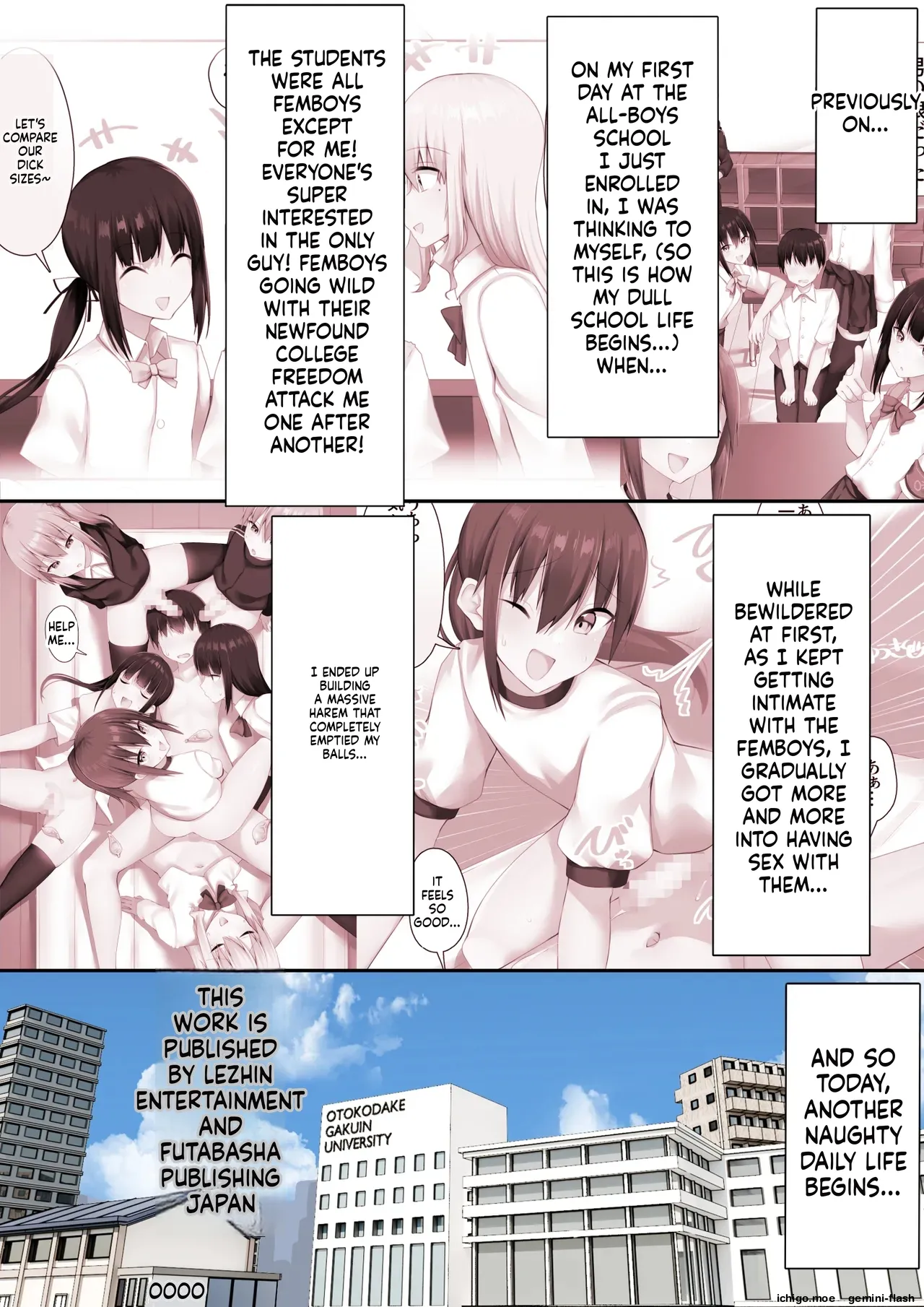 Danshikou ni Nyuugaku Shitara Ore Igai Zennin Otokonoko datta 2 page 2 full