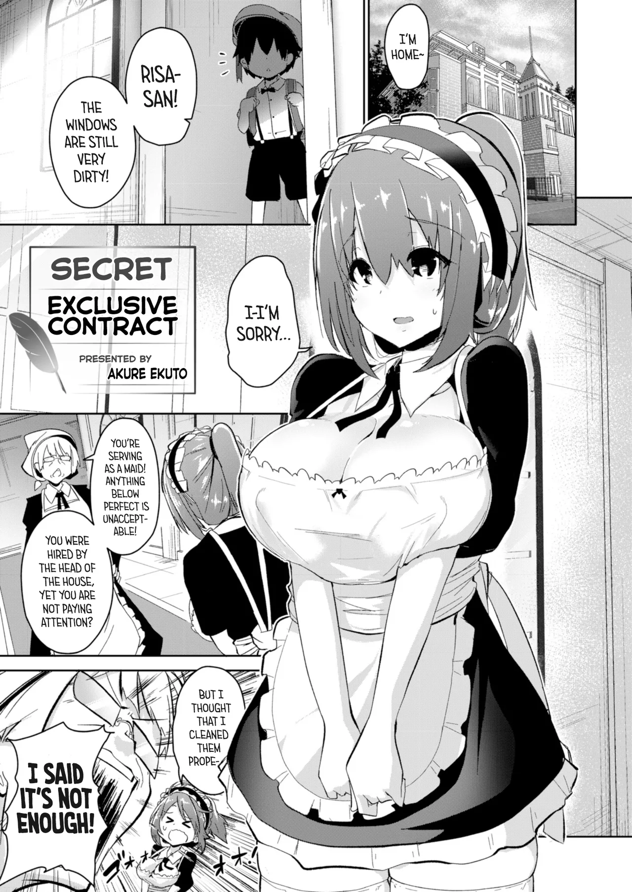 Himitsu no Senzoku Keiyaku | Secret Exclusive Contract page 1 full