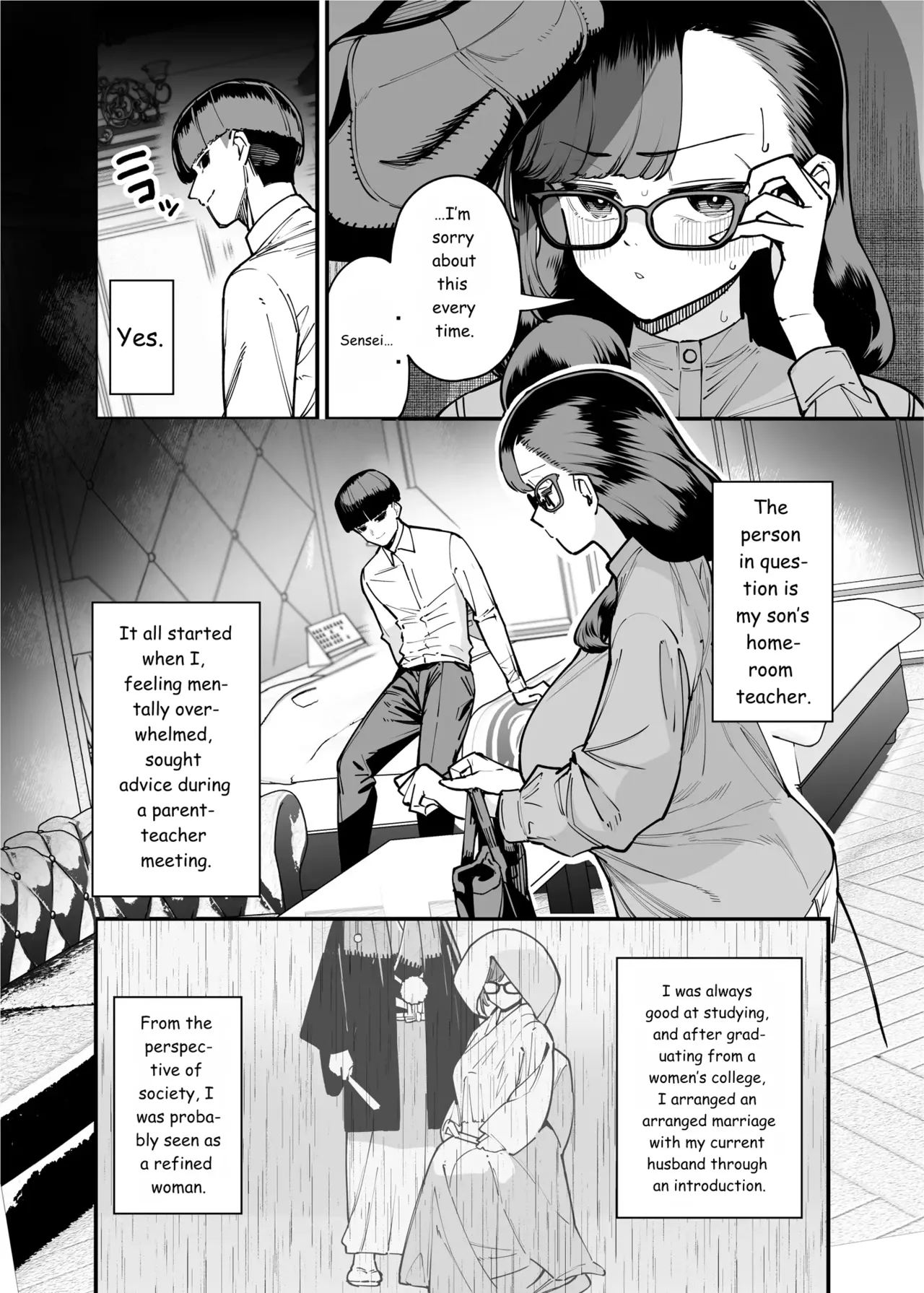 A super-horny middle-aged woman who was a model student until age 39—her pent-up sexual desire explodes during an affair page 6 full