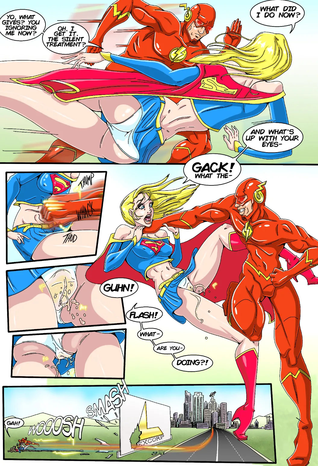 True Injustice: Supergirl part 2 page 6 full