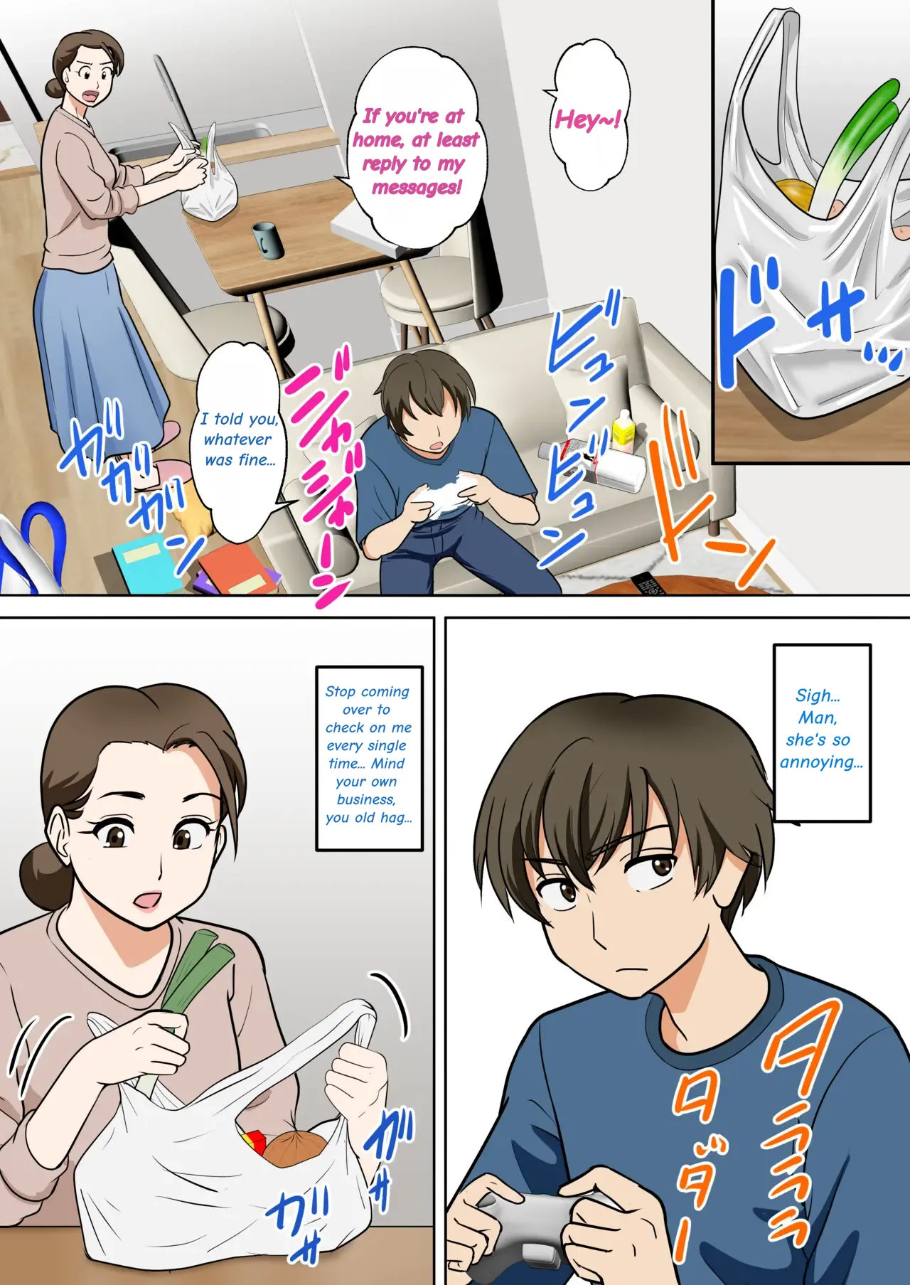 A Careless Mother Who Casually Comes Alone to Her Son's Apartment After He Moves Out on His Own page 6 full