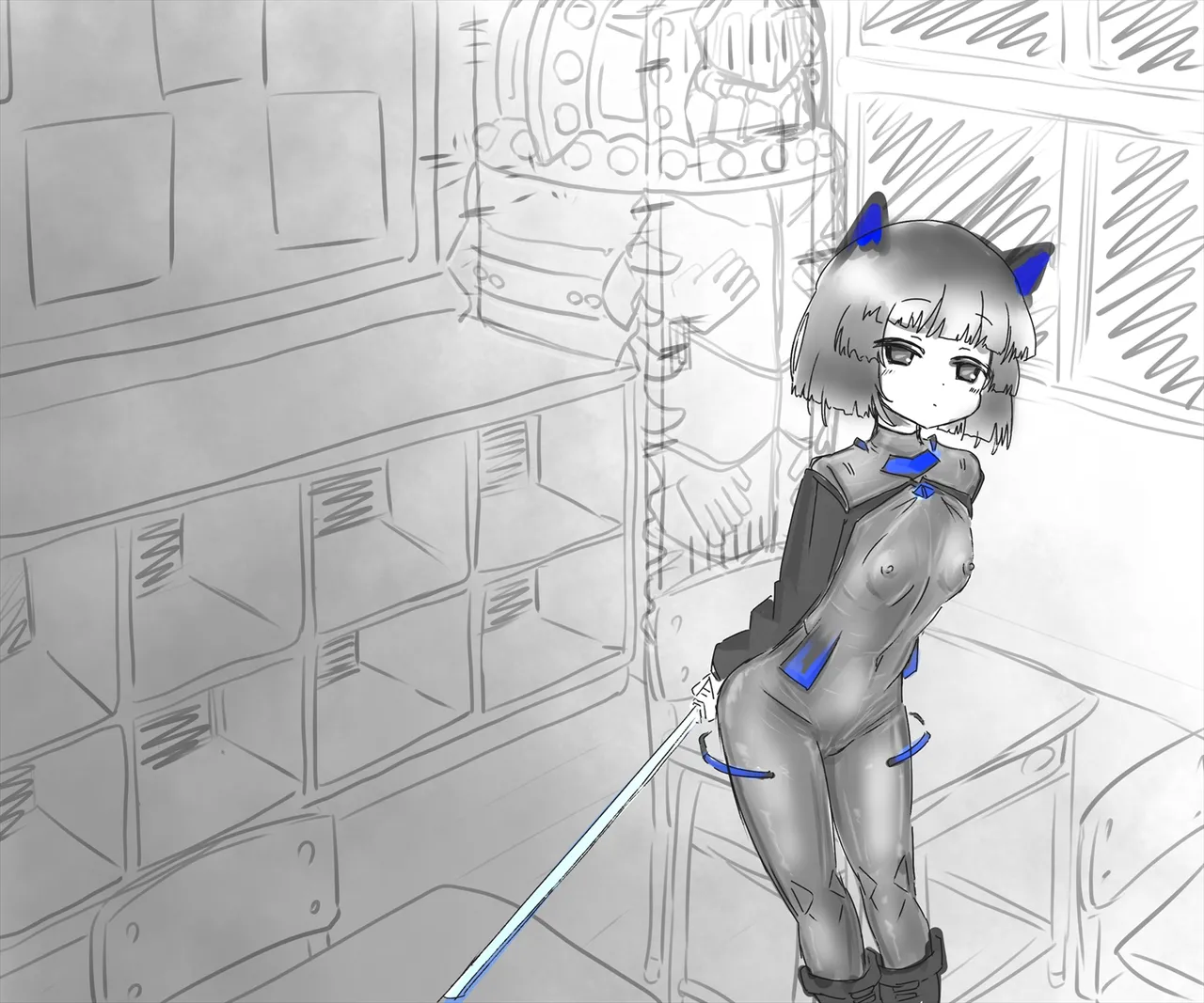 The demon-slaying girl was trapped in an illusionary execution device and forced to live an eternal life of everyday pleasure. page 3 full