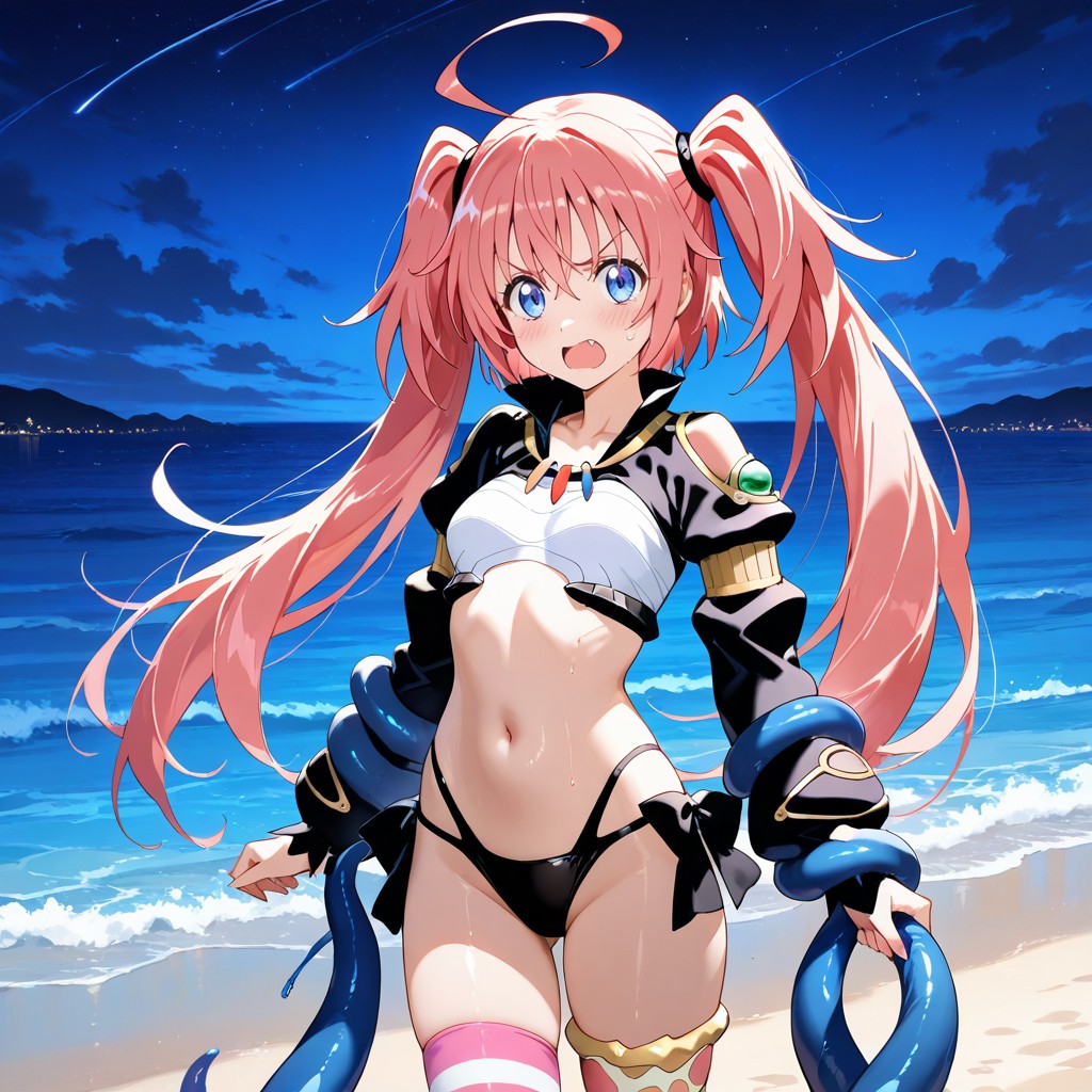 Milim Nava Tentacles - That Time I Got Reincarnated as a Slime - AI Generated page 7 full
