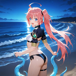 Milim Nava Tentacles - That Time I Got Reincarnated as a Slime - AI Generated