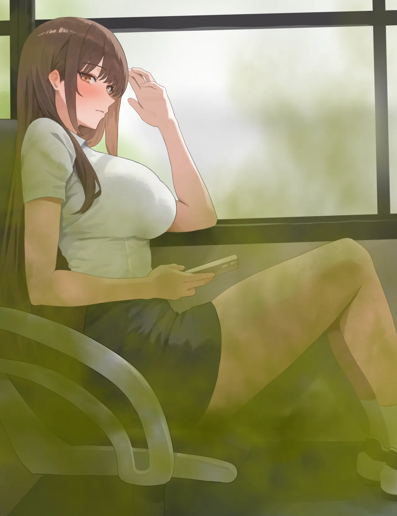 |fartist| The girl silently farting on the bus page 7 full