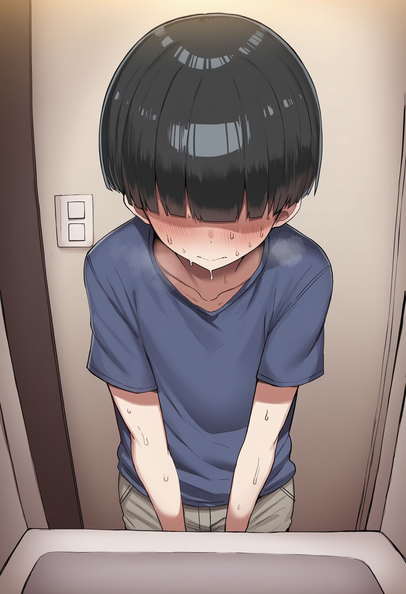Pervert Brat vs. Black-Haired Bob-cut Girl ⑦ page 7 full