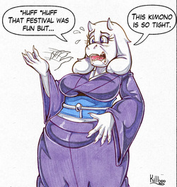 Preg Toriel Sketches