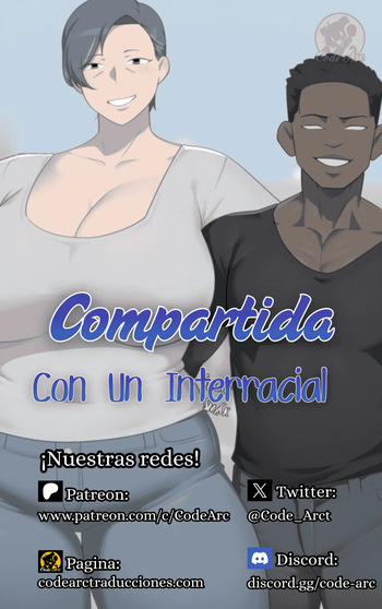 Compartida con un interracial cover