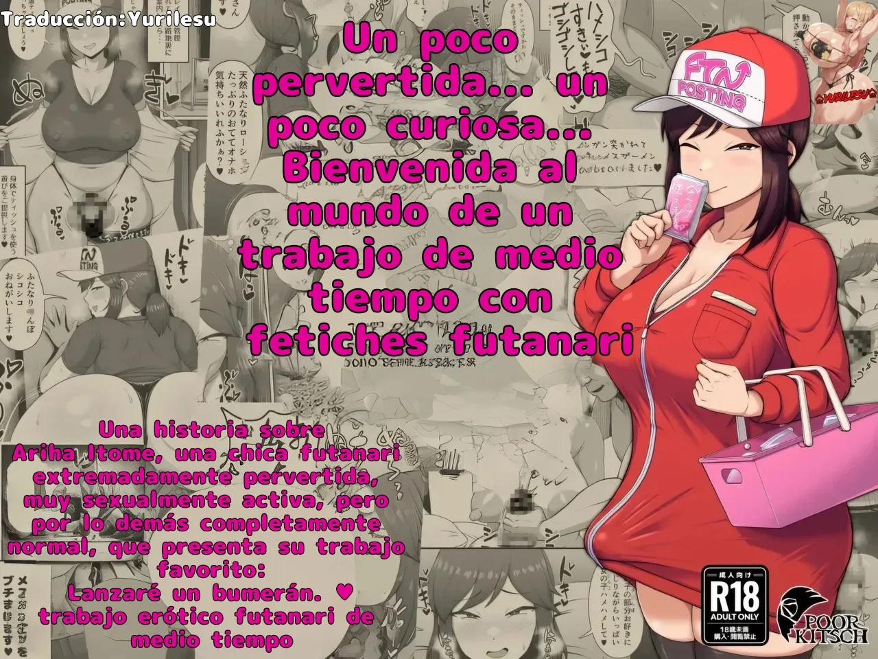 Futanari Tisshu Kubari Arubaito | Futanari tissue distribution part-time job! page 1 full