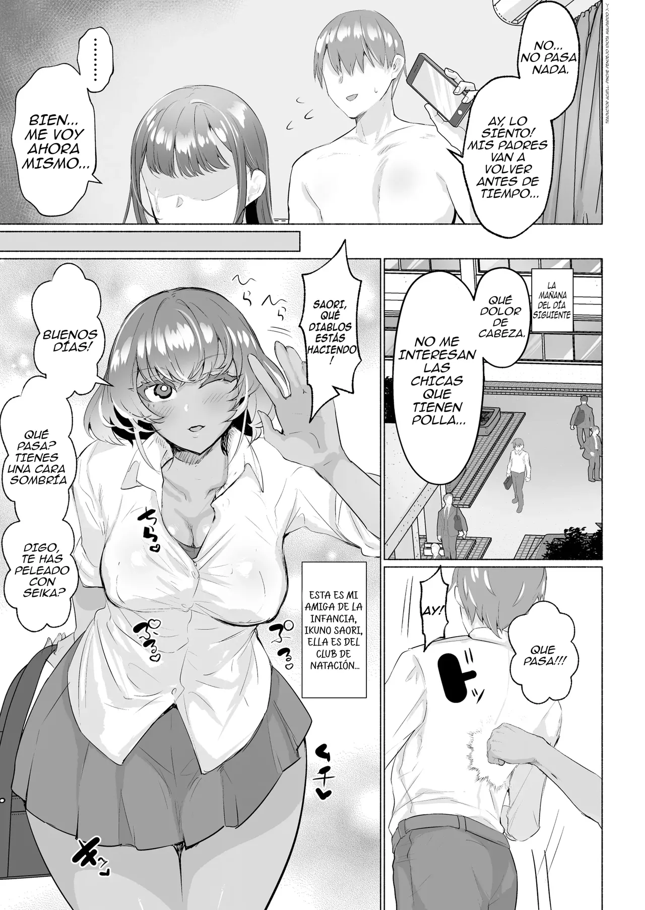Seiso Kanojo no Noumiso ga Nietagiru Futanari Kintama ni Okasarete Osananajimi kara Kaasan made Shuui no Mesu Subete Kuichirakasu Yarichin Osu ni Natteru... ｜Los Testículos de una Futanari le Están Friendo el Cerebro, Transformándola —de una Chica Ejemplar— en una Semental Hiperpromiscua que Devora a Todas las Hembras a su Alrededor, Desde su Amiga de la Infancia Hasta su Propia Madre... page 7 full