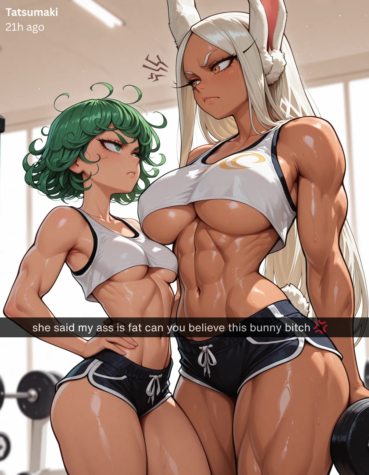 TATSUMAKI - MIRKO - ONE PUNCH MAN/BOKU NO HERO P1 page 2 full