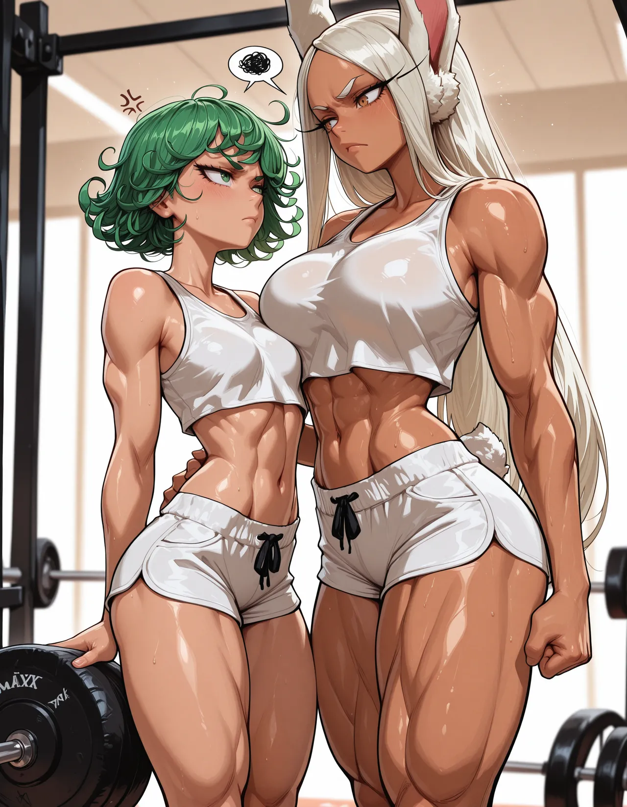 TATSUMAKI - MIRKO - ONE PUNCH MAN/BOKU NO HERO P1 page 6 full
