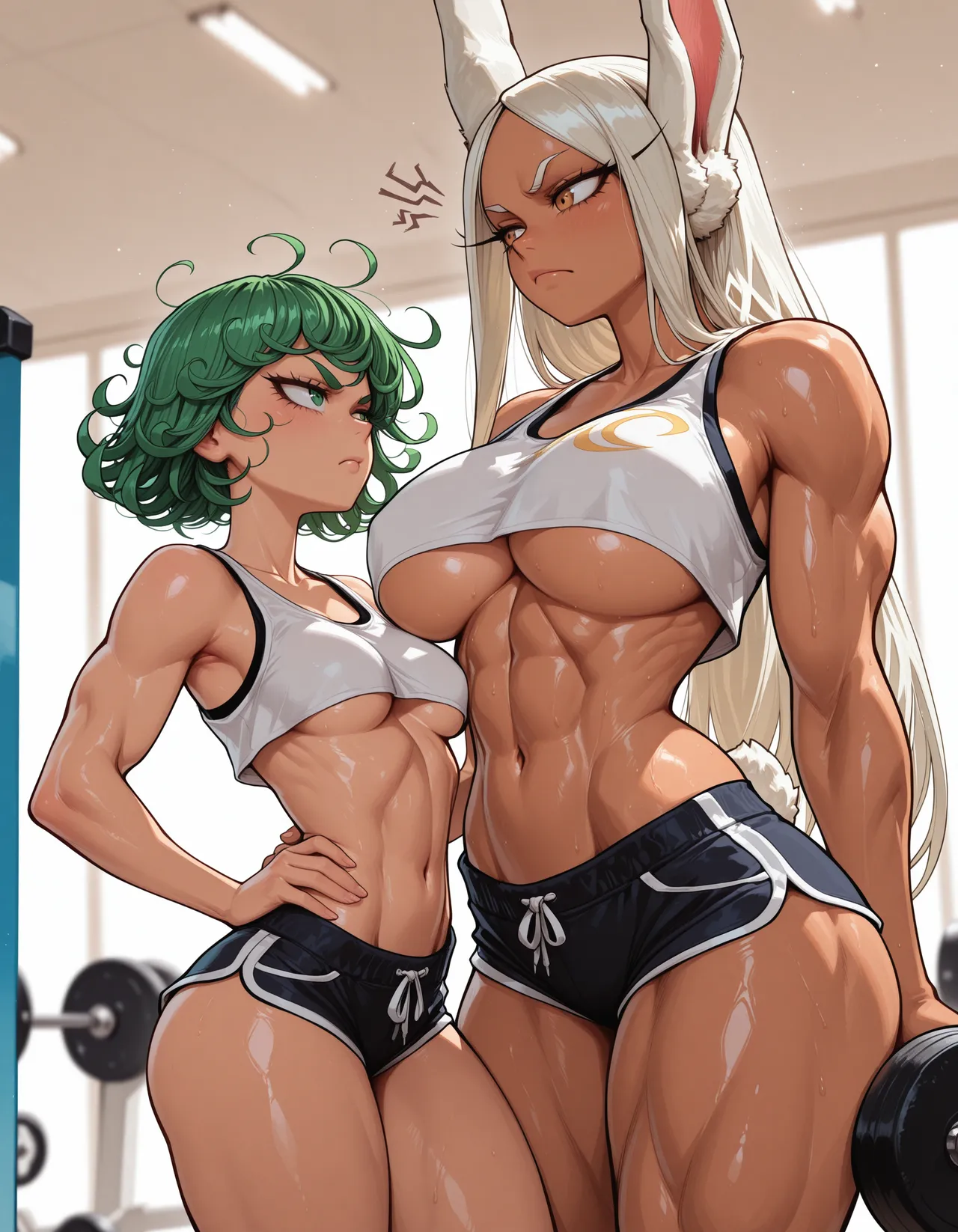 TATSUMAKI - MIRKO - ONE PUNCH MAN/BOKU NO HERO P1 page 9 full