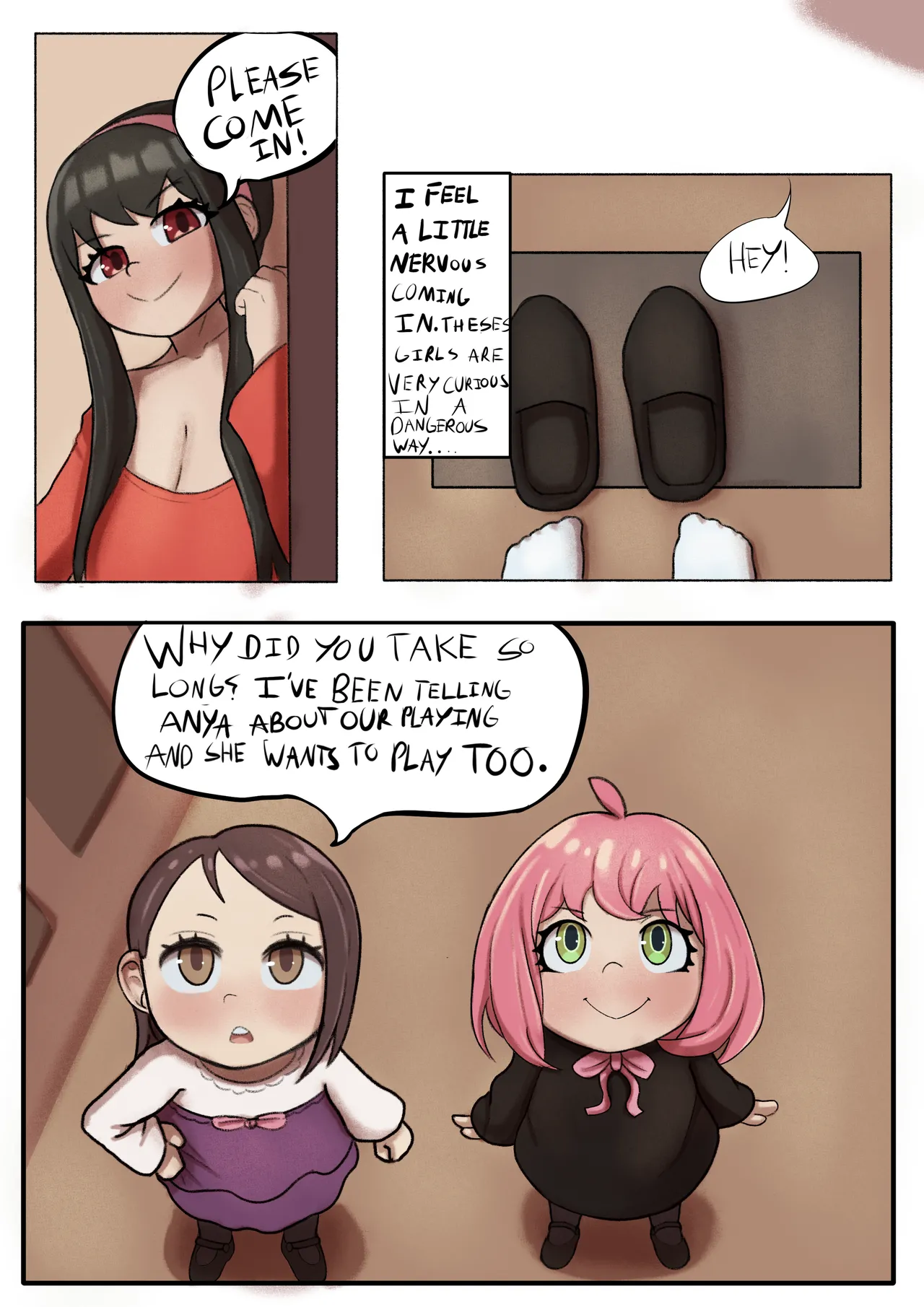 Anya and Becky Comic page 2 full