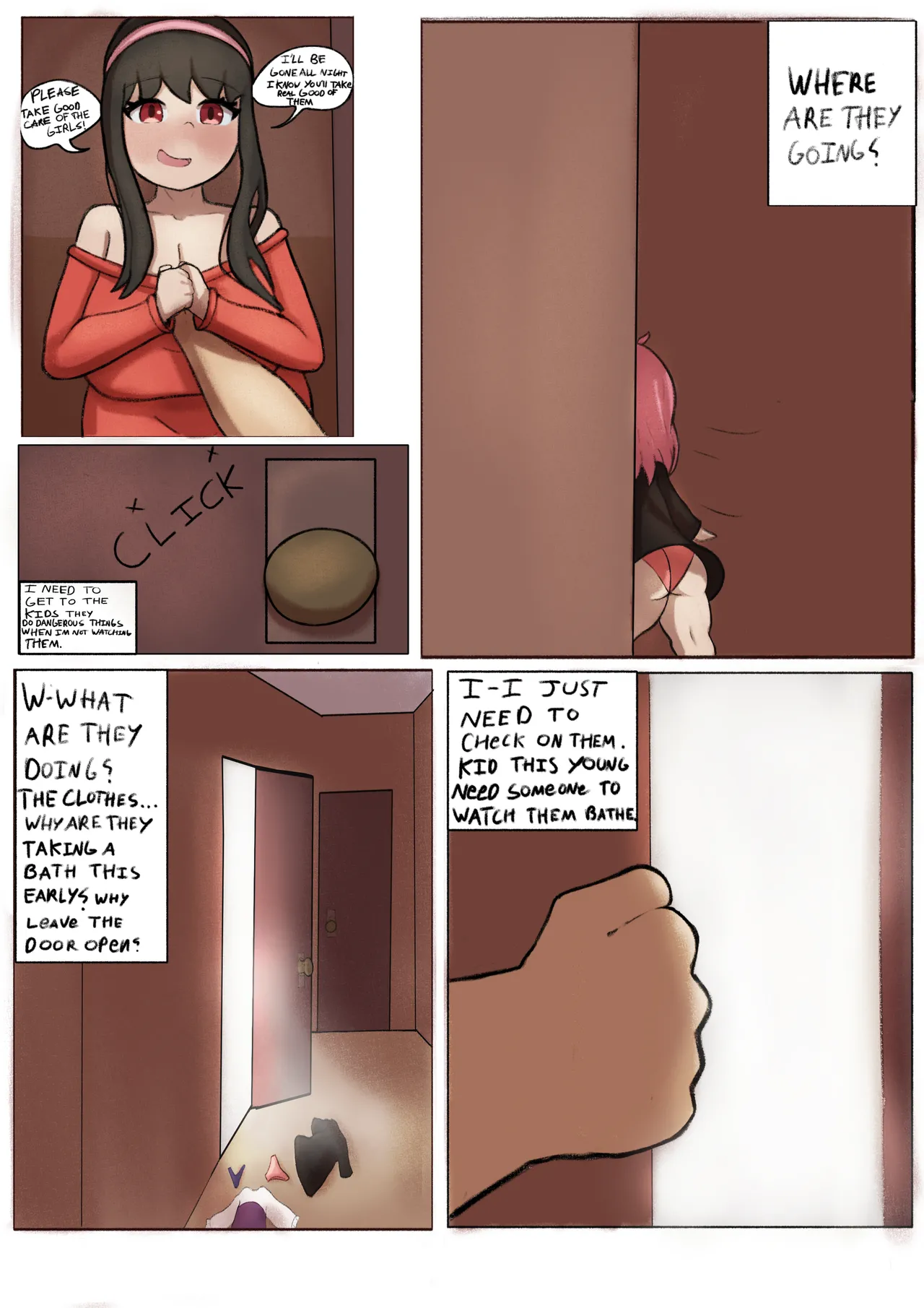 Anya and Becky Comic page 3 full