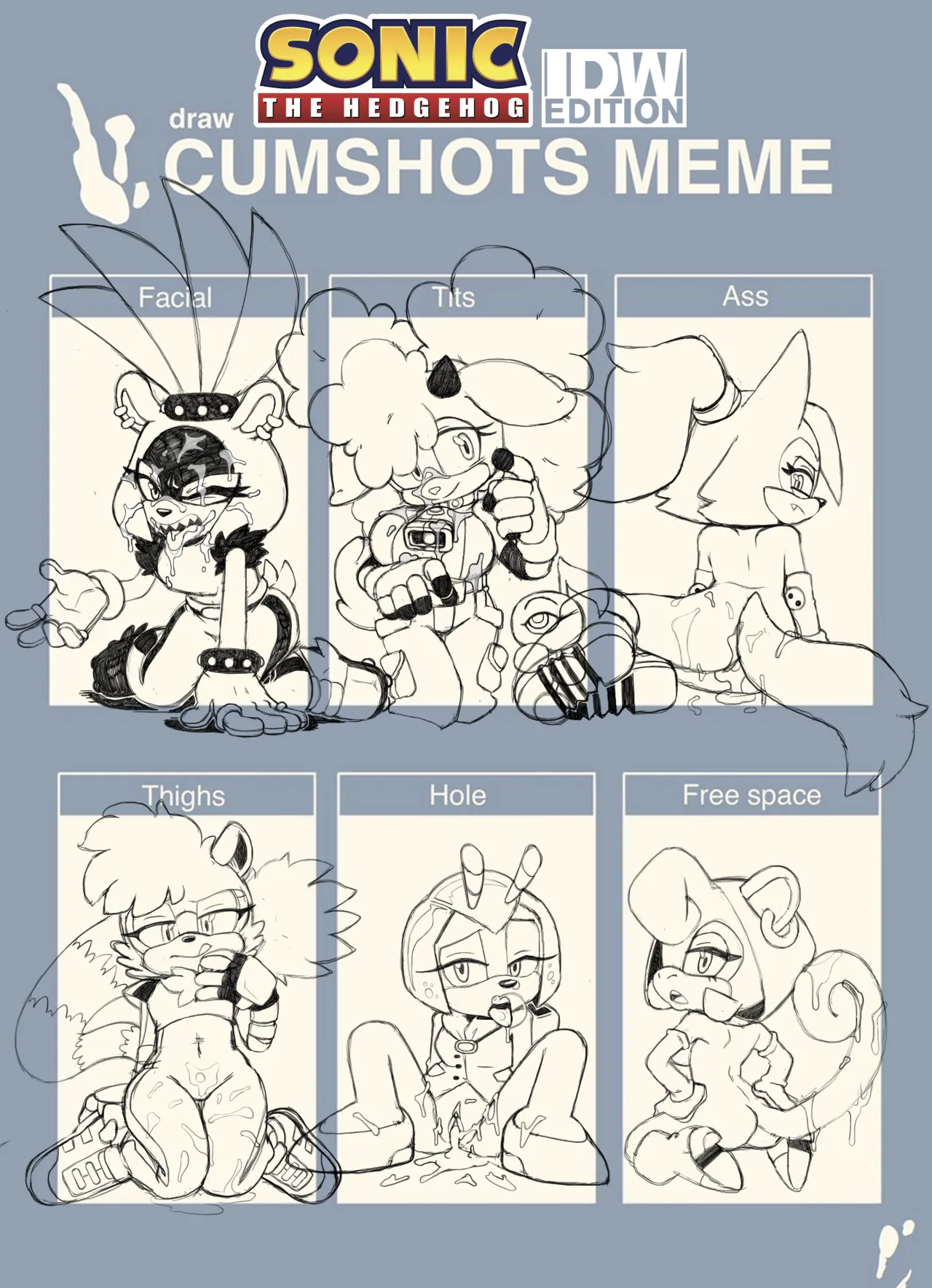 Tikal, Blaze, Wave, and Vanilla fucking Sonic &amp; Tails page 7 full