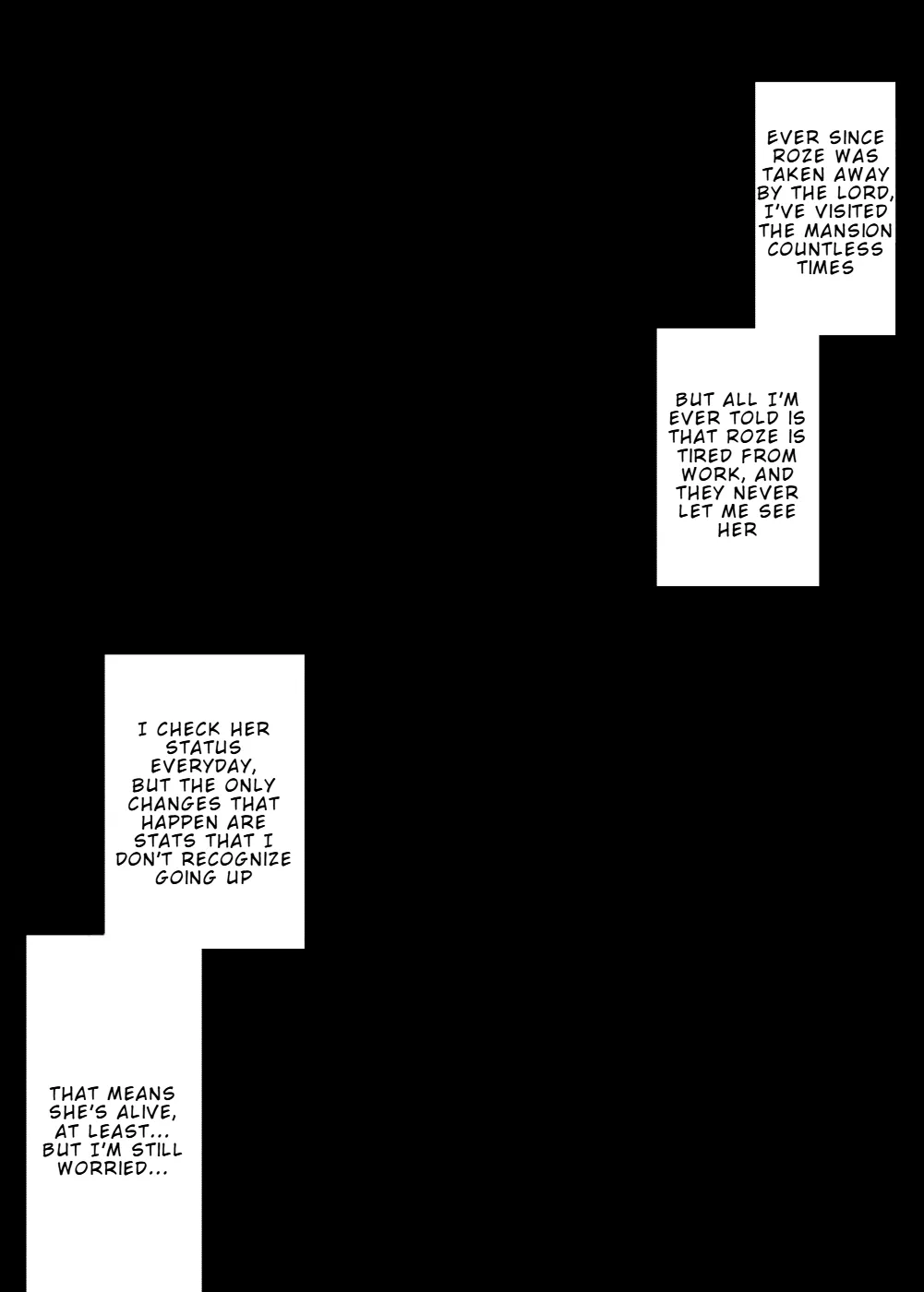 Priestess Roze, a trusted party member, returns with new stats she didn't know she had 3 page 7 full