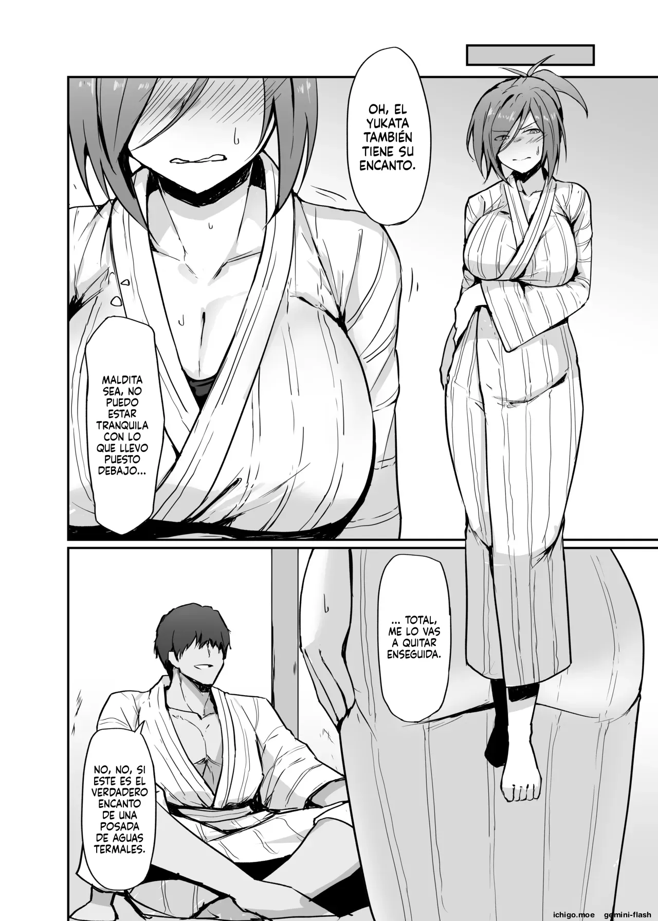 Motoyan Hitozuma Taiiku Kyoushi, Onsen Ryokan nite Kyouei Mizugi de Ochiru page 10 full