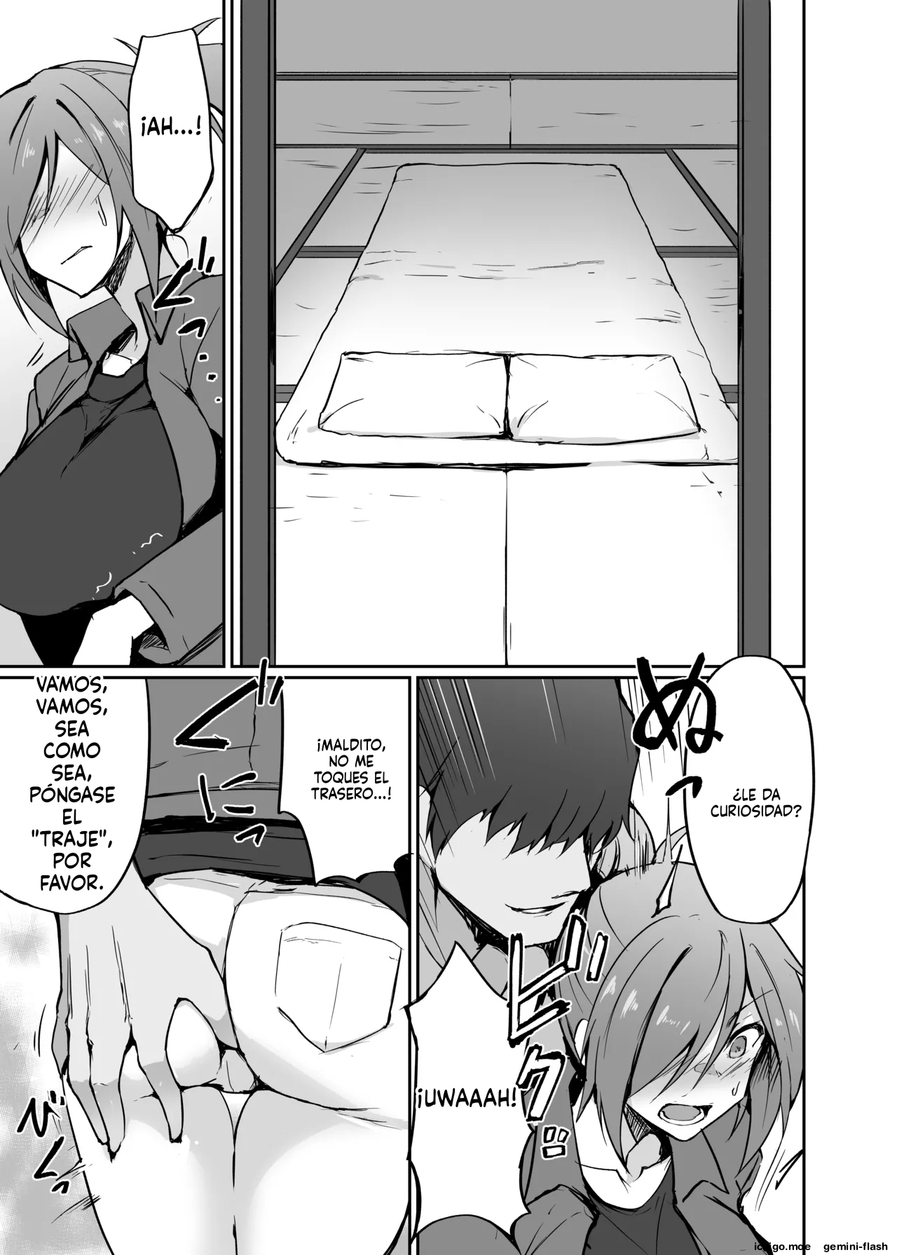Motoyan Hitozuma Taiiku Kyoushi, Onsen Ryokan nite Kyouei Mizugi de Ochiru page 9 full