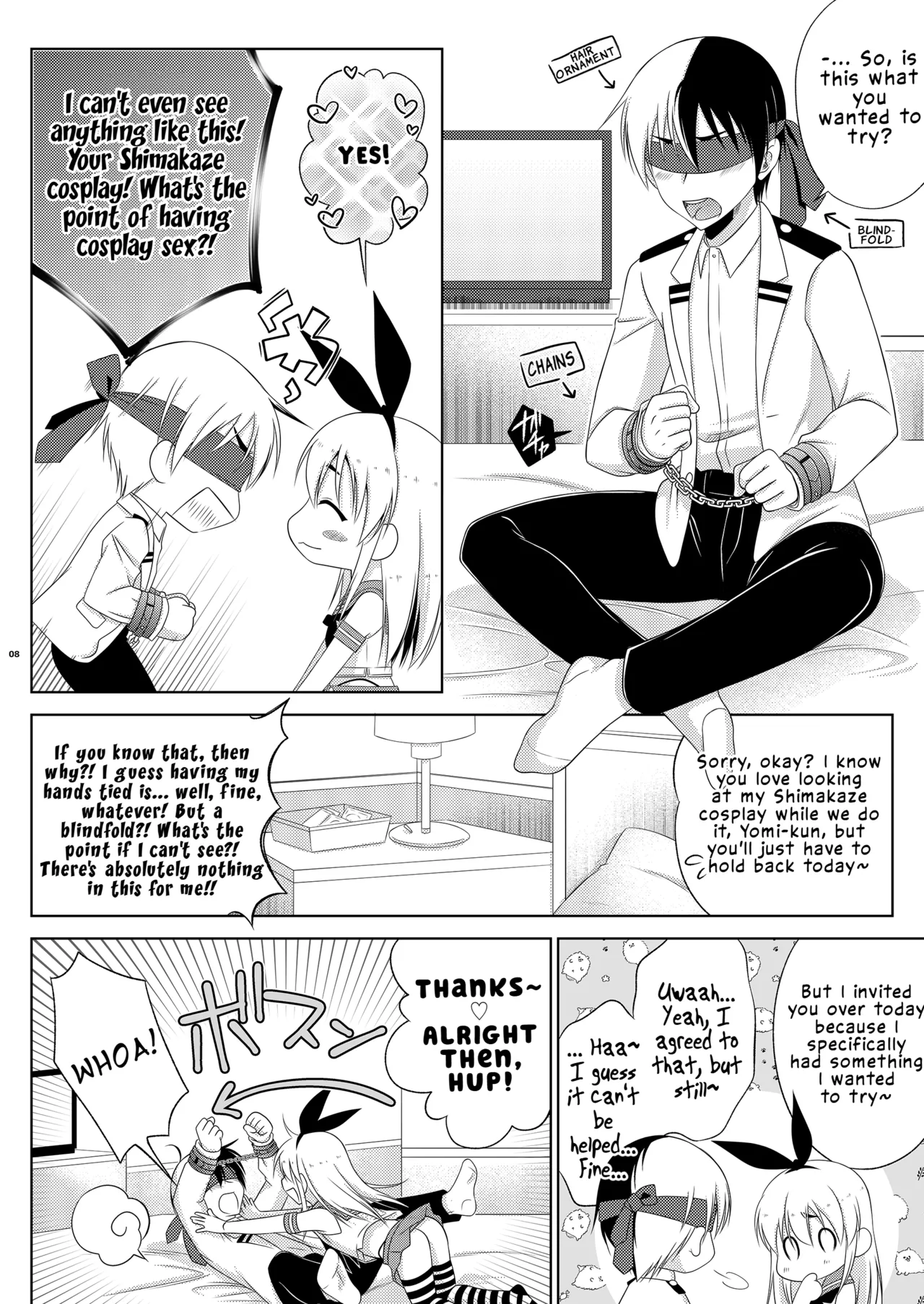 Shimakaze-kun wa Ecchi no Shudouken ga Hoshii  | Shimakaze-kun Wants the Initiative During Sex page 8 full