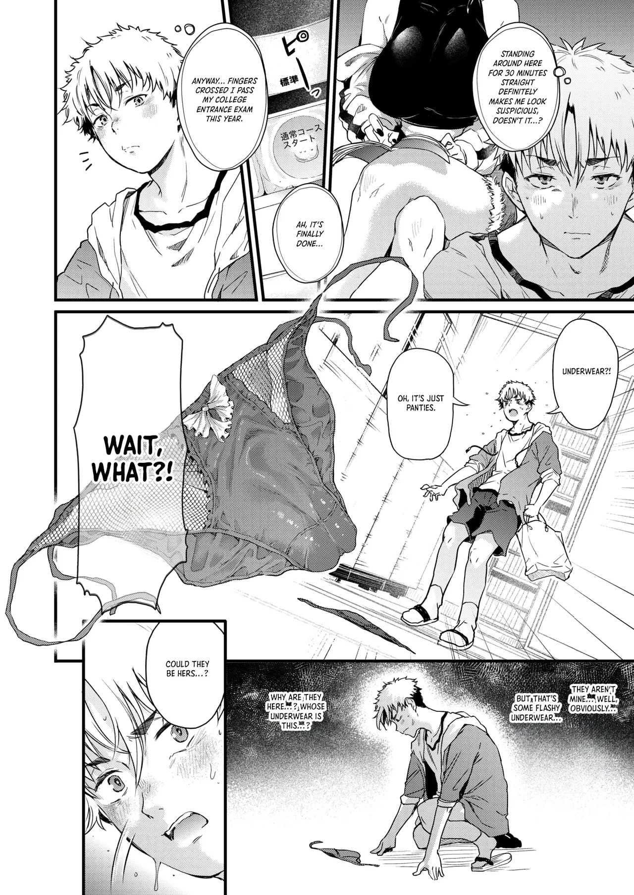 Koinrandori No Burakku Oneesan｜The Girl in Black at the Laundromat page 6 full