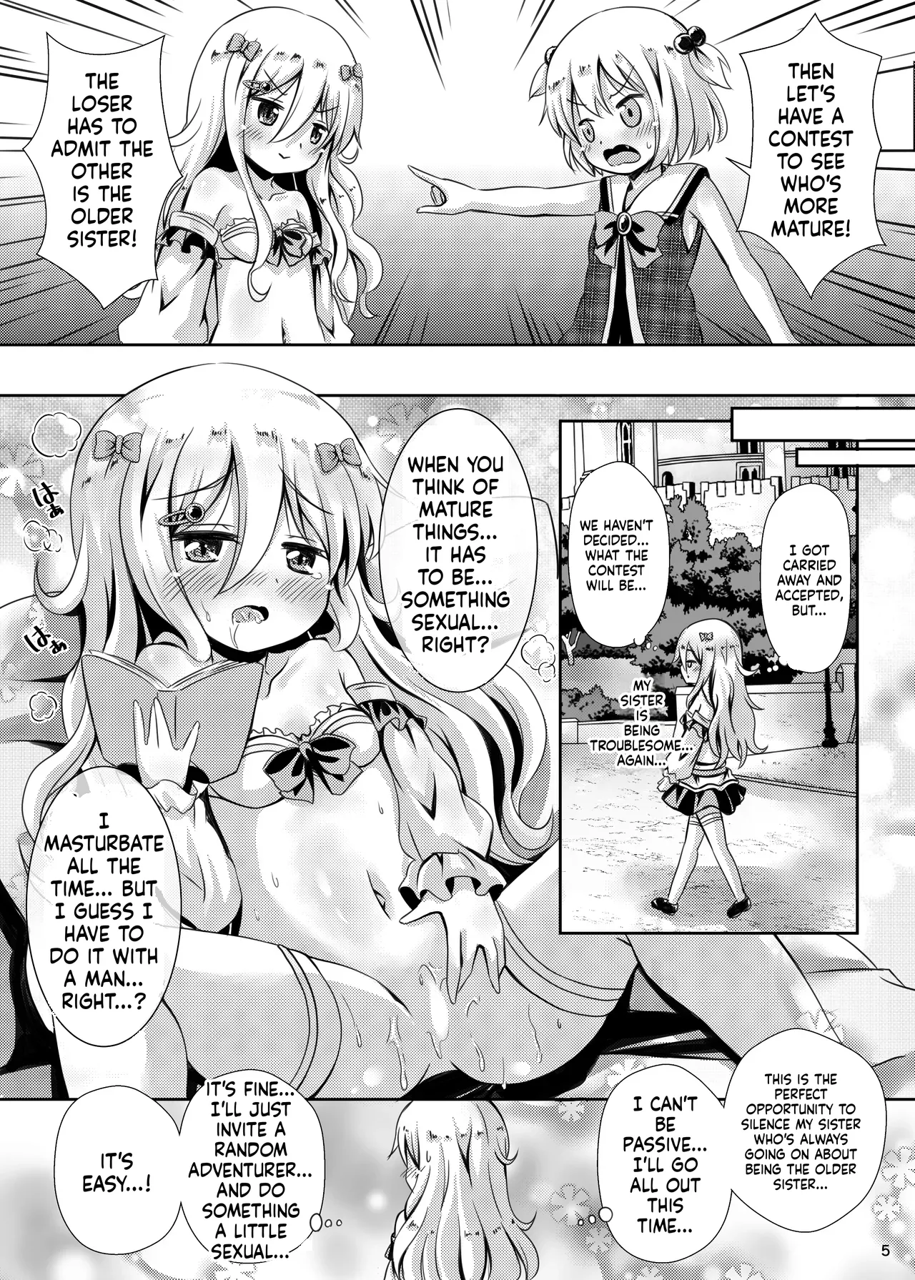 Onee-chan damon Ruru-chan no Baai page 5 full