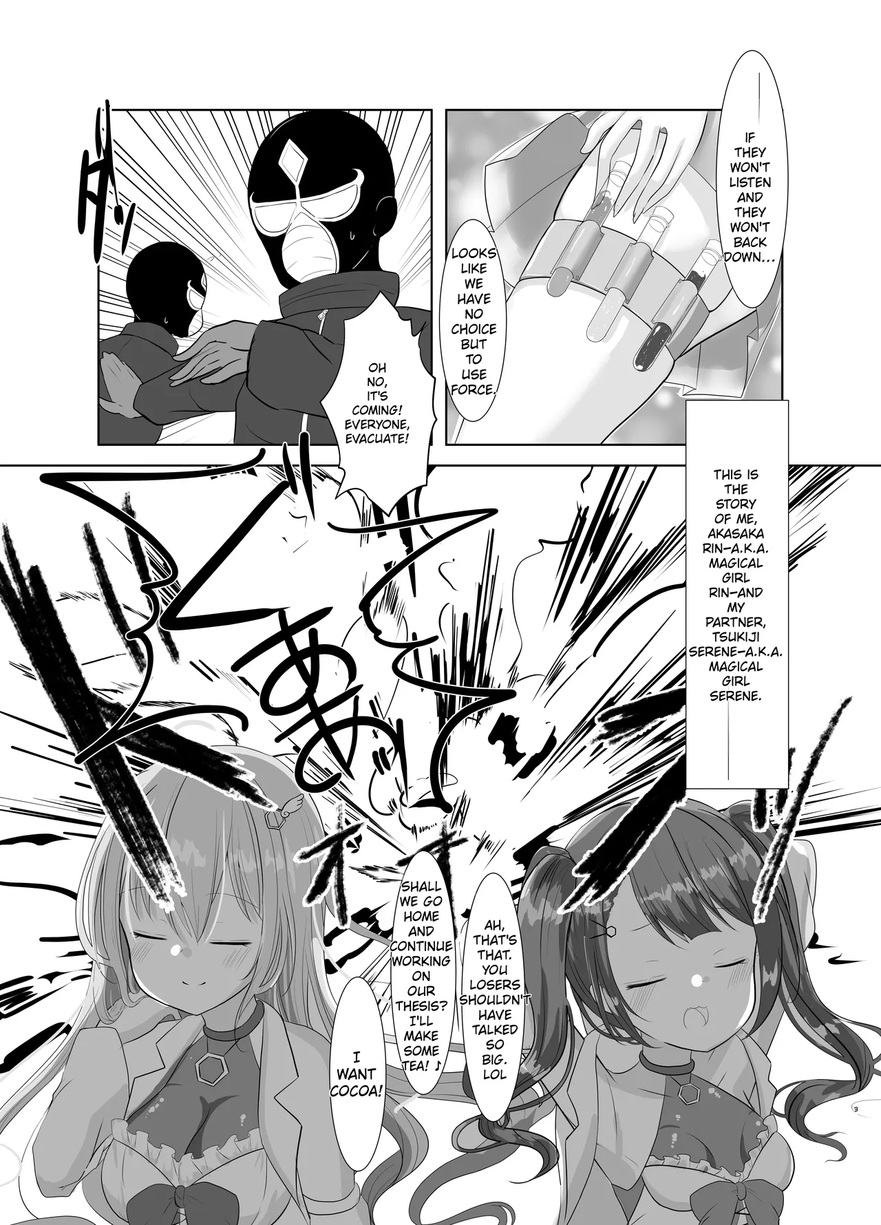 Mahou Shoujo Rin &amp; Selen --Jinkaku Kyousei Akuochi Rin no Baai-- page 3 full