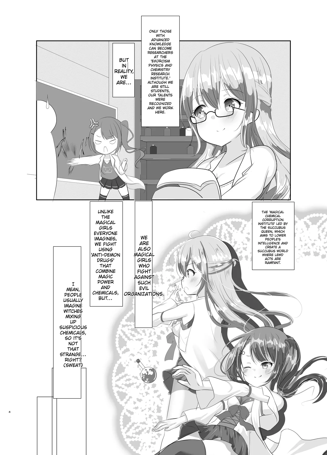 Mahou Shoujo Rin &amp; Selen --Jinkaku Kyousei Akuochi Rin no Baai-- page 4 full
