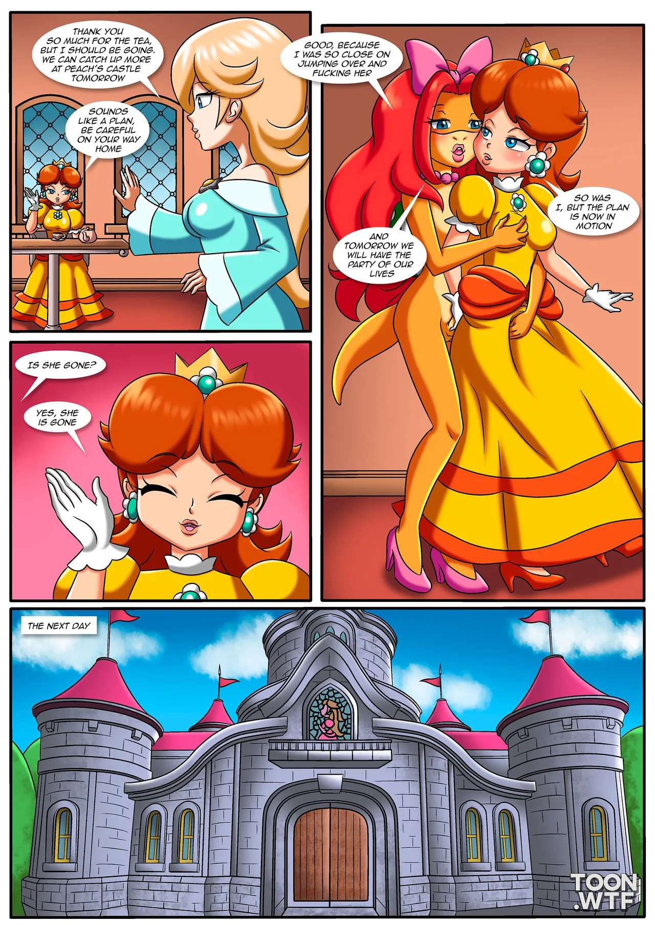 Peach's Tea Party  ONGOING page 3 full