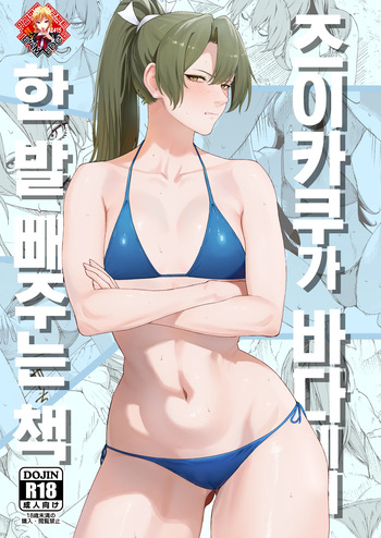 Zuikaku ni Umi de Nuite Morau Hon | 즈이카쿠가 바다에서 한 발 빼주는 책 cover