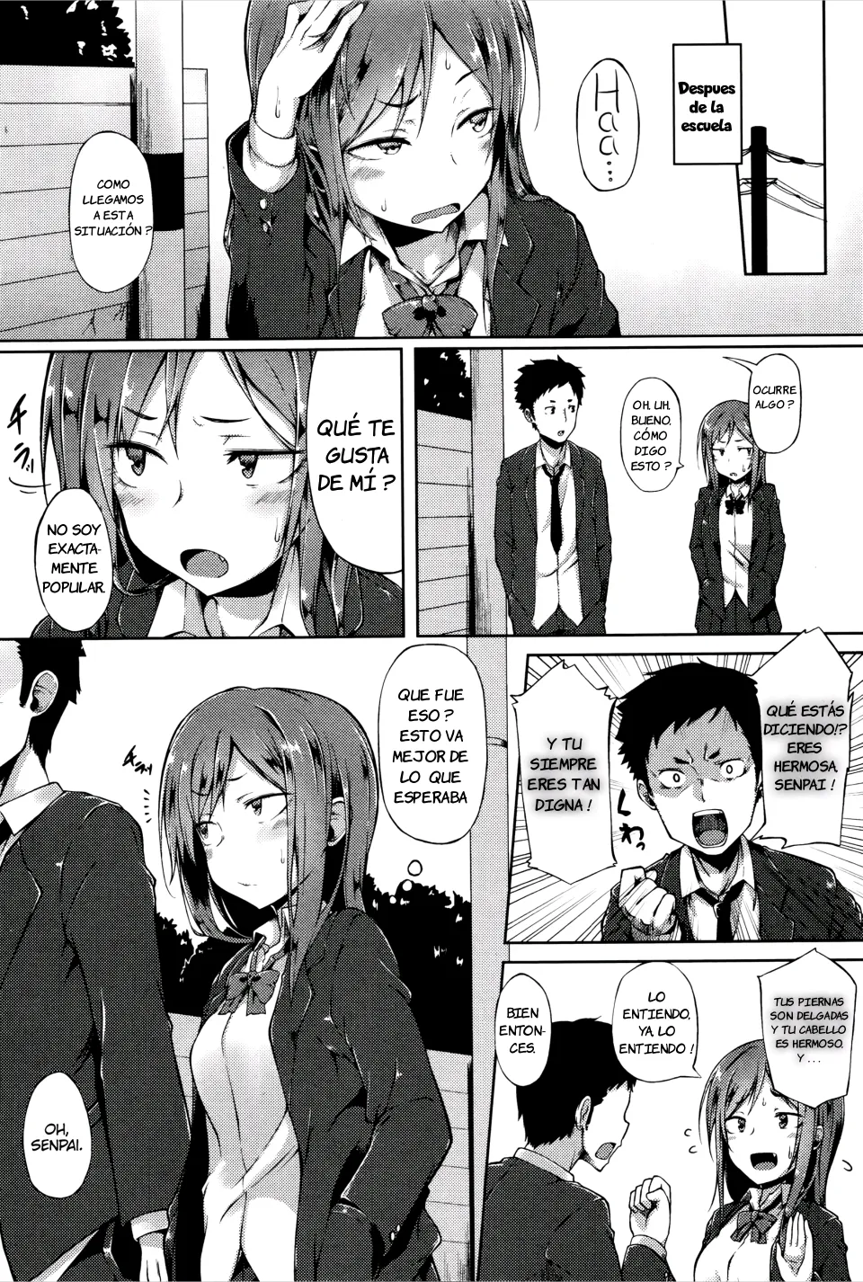 Senpai wa Oshi ni Yowai｜Mi senpai es débil ante la presión page 4 full